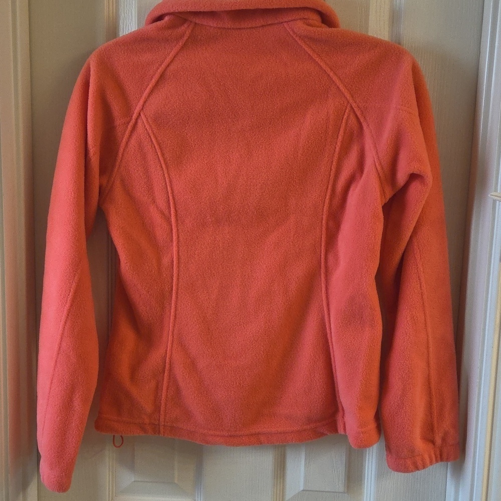 Columbia Vibrant Orange Full Zip Fleece Jacket - Picture 8 of 16